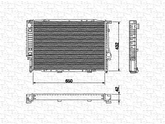 MAGNETI MARELLI Radiators, Motora dzesēšanas sistēma 350213423000